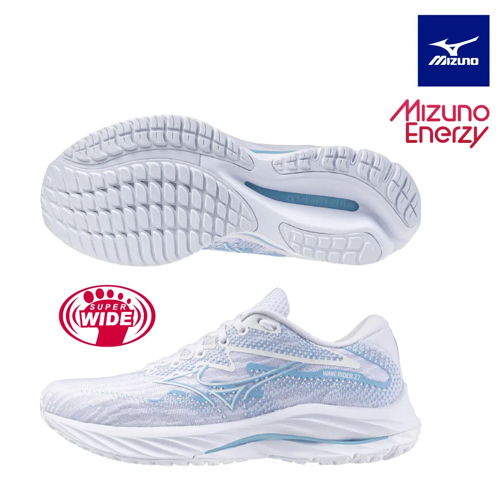 美津濃 MIZUNO WAVE RIDER 27 一般型超寬楦女款慢跑鞋 J1GD230621 零碼出清 歷史價格詳細信息