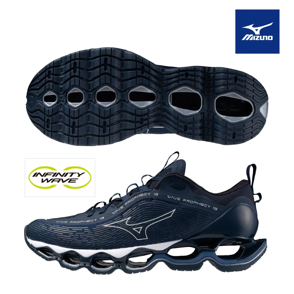 Mizuno 美津濃 男款 慢跑鞋 WAVE PROPHECY 12 S 一般型 柔軟 透氣 黑金 J1GC234957 歷史價格詳細信息