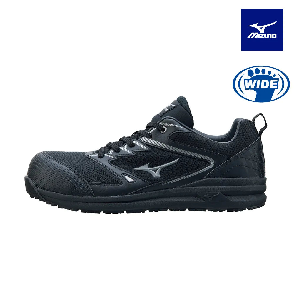 Mizuno F1GA-233309 黑色 寬楦防塵黏帶防護鞋【LS II 21L，安全，止滑，第一類合格品】227M 歷史價格詳細信息