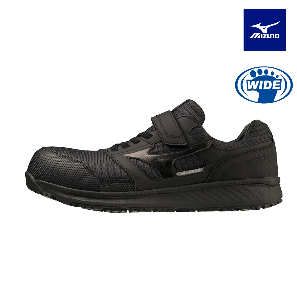 Mizuno F1GA-233309 黑色 寬楦防塵黏帶防護鞋【LS II 21L，安全，止滑，第一類合格品】227M 歷史價格詳細信息