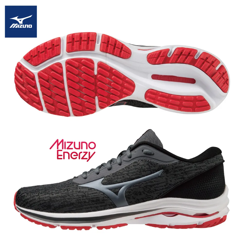 Mizuno 美津濃 慢跑鞋 Wave Kizuna 3 男鞋 黑 銀 回彈 運動鞋 J1GC2216-02 歷史價格詳細信息