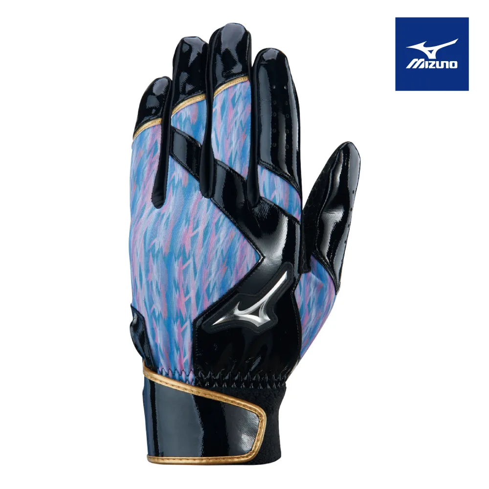【美津濃MIZUNO】打擊手套(雙) 1ETEA35096 (黑x金x紅印花) 歷史價格詳細信息