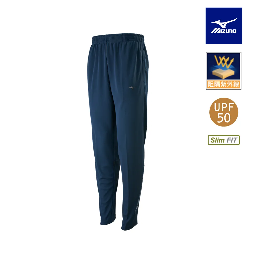 【MIZUNO 美津濃】男款針織長褲 32TDB03514（深丈青x深橘） 歷史價格詳細信息
