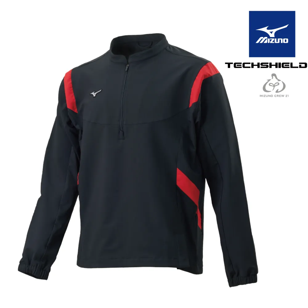 Mizuno 美津濃 男款 風衣套裝下【防潑水布面】運動長褲 內刷毛 合身 潑水-黑紅- 32TF158196 歷史價格詳細信息