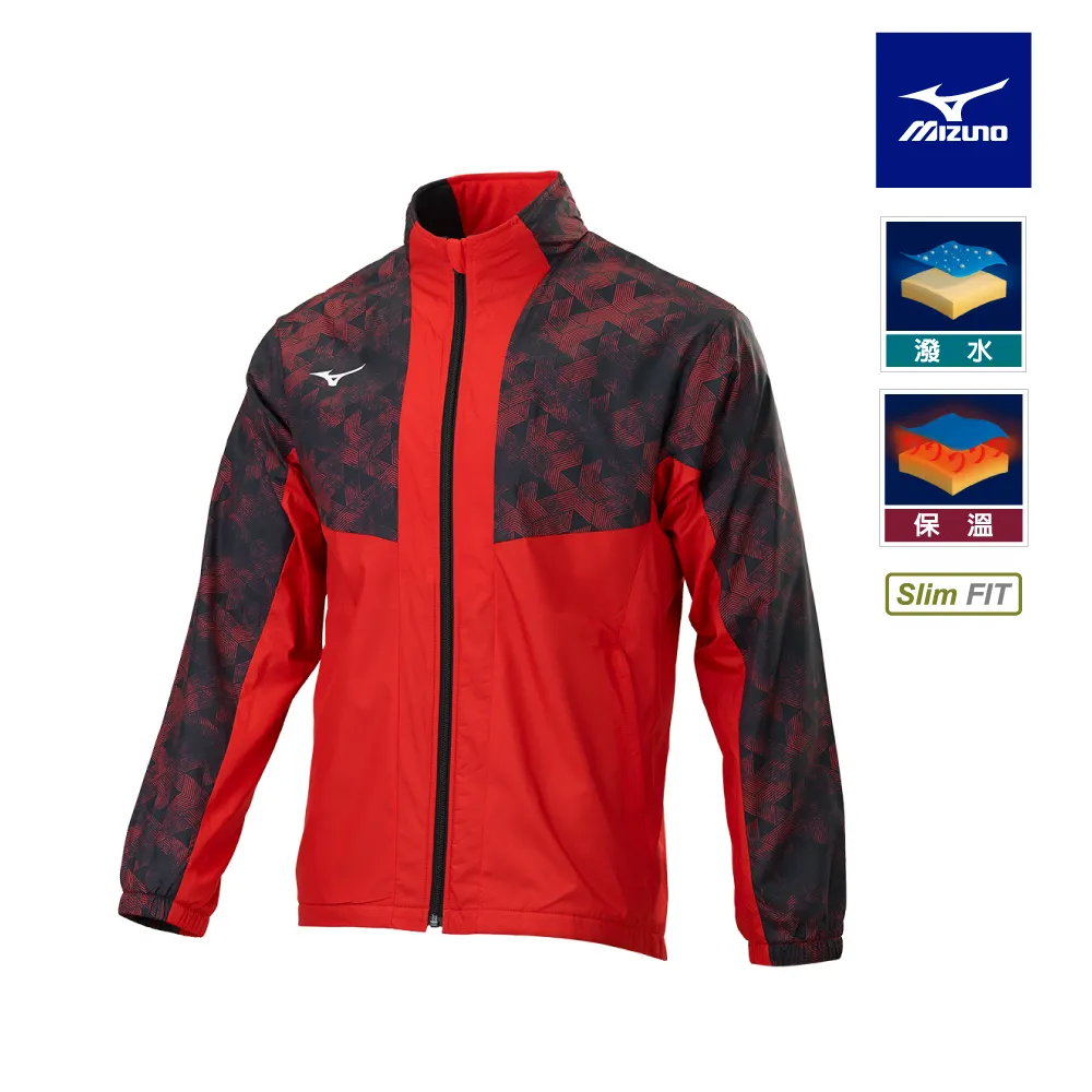Mizuno 美津濃 男款 風衣套裝下【防潑水布面】運動長褲 內刷毛 合身 潑水-黑紅- 32TF158196 歷史價格詳細信息