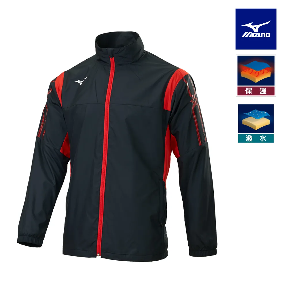 Mizuno 美津濃 男款 風衣套裝下【防潑水布面】運動長褲 內刷毛 合身 潑水-黑紅- 32TF158196 歷史價格詳細信息