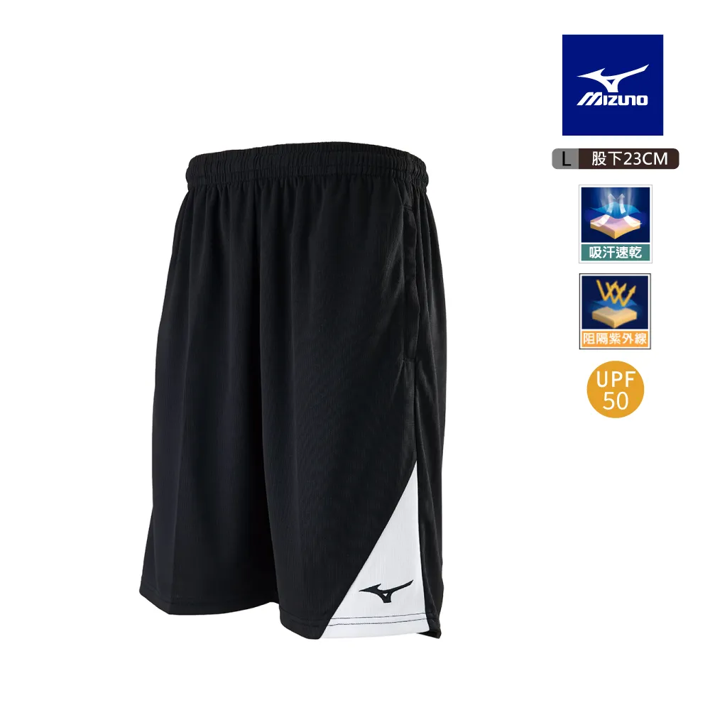Mizuno [32TBB00190] 男 針織 短褲 運動 慢跑 路跑 訓練 抗紫外線 拉鍊口袋 美津濃 黑 白 歷史價格詳細信息