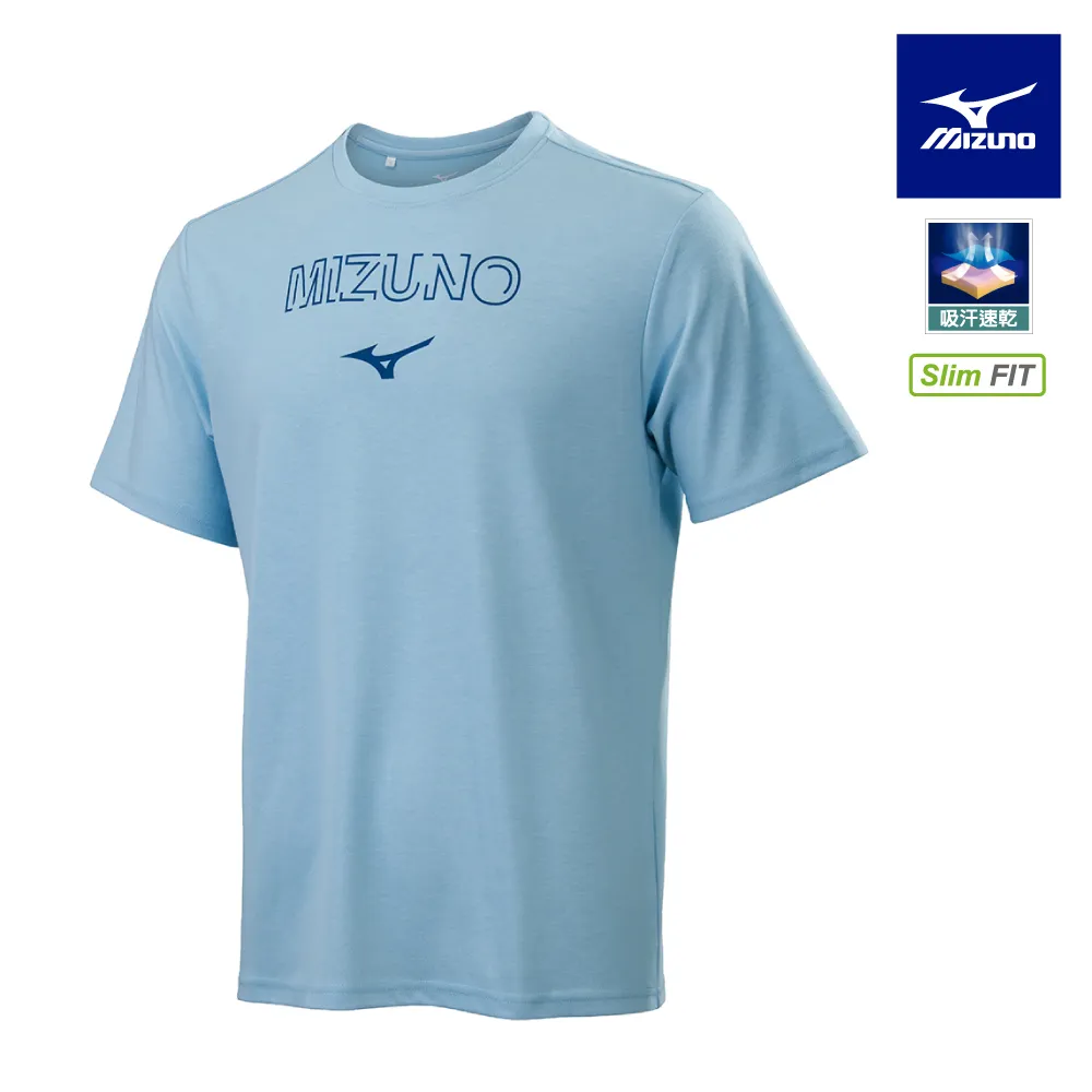 Mizuno 美津濃 Slim FIT 男款 短袖圓領衫 - 合身 吸汗快乾 - 火熱紅 - K2TA100162 歷史價格詳細信息