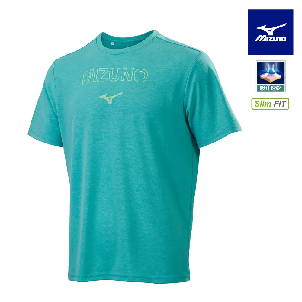 Mizuno 美津濃 Slim FIT 男款 短袖圓領衫 - 合身 吸汗快乾 - 火熱紅 - K2TA100162 歷史價格詳細信息