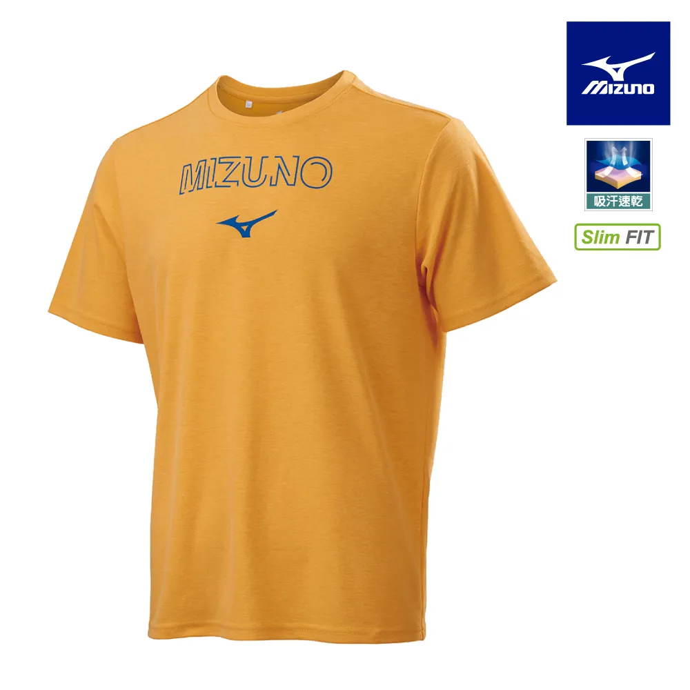 Mizuno 美津濃 Slim FIT 男款 短袖圓領衫 - 合身 吸汗快乾 - 火熱紅 - K2TA100162 歷史價格詳細信息
