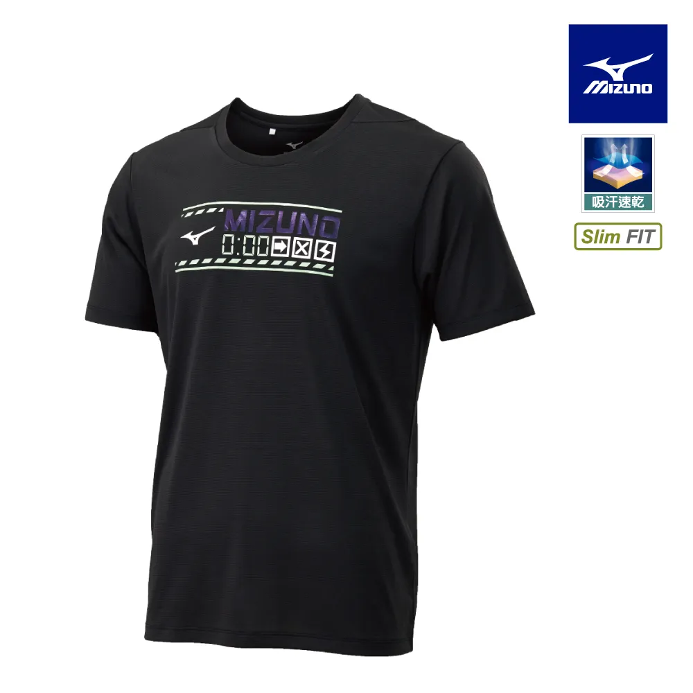 Mizuno 美津濃 Slim FIT 男款 短袖圓領衫 - 合身 吸汗快乾 - 火熱紅 - K2TA100162 歷史價格詳細信息