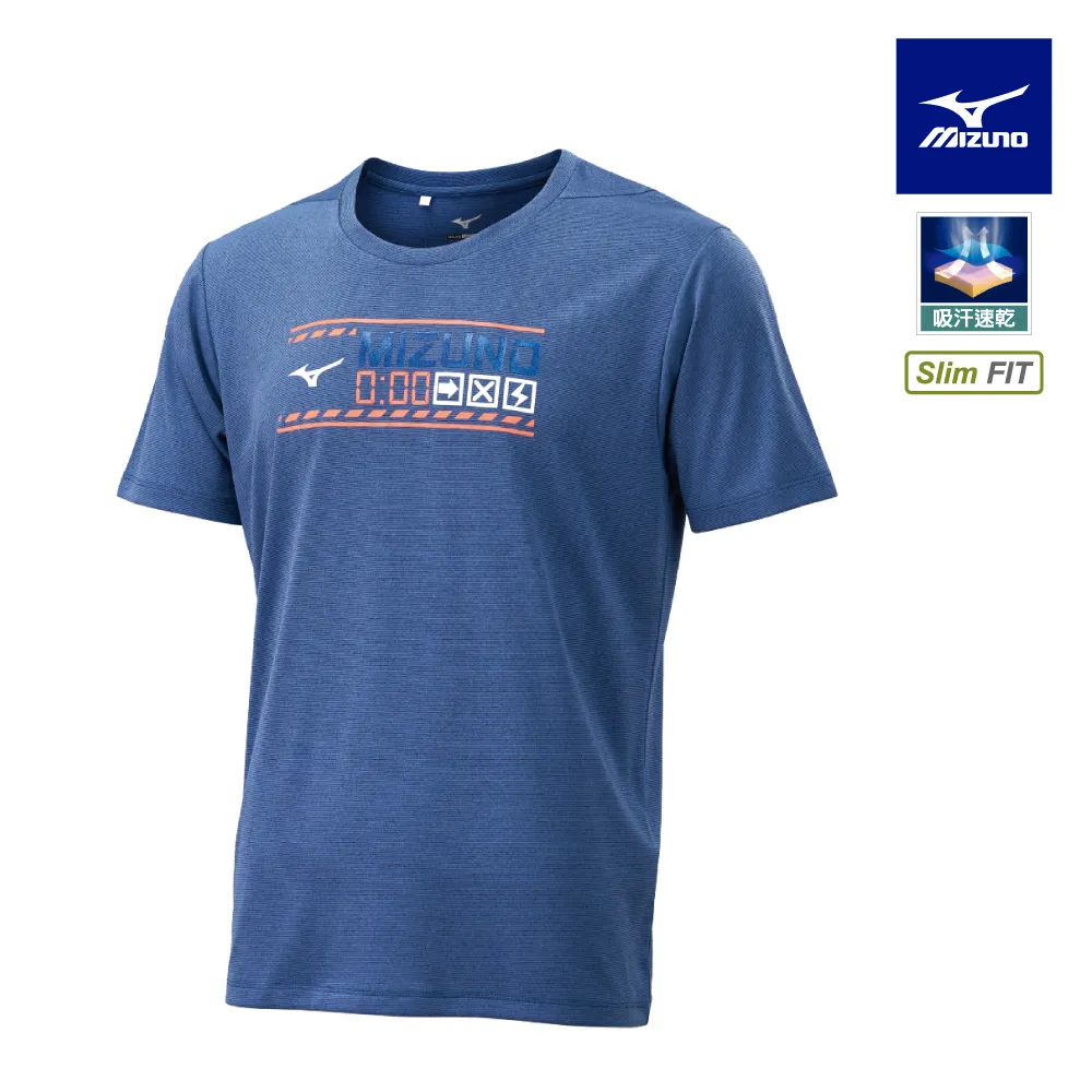Mizuno 美津濃 Slim FIT 男款 短袖圓領衫 - 合身 吸汗快乾 - 火熱紅 - K2TA100162 歷史價格詳細信息