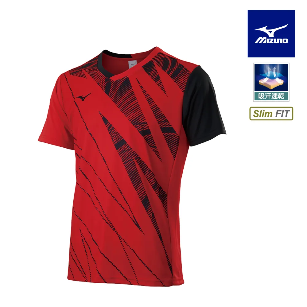 【MIZUNO 美津濃】Slim FIT 男款羽球短袖T恤 72TAB00165 ( 莓果紅 ) 歷史價格詳細信息