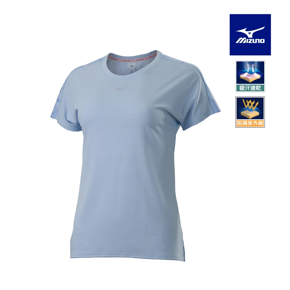 【MIZUNO 美津濃】女短袖T恤 32TAB20323（冰羽藍） 歷史價格詳細信息