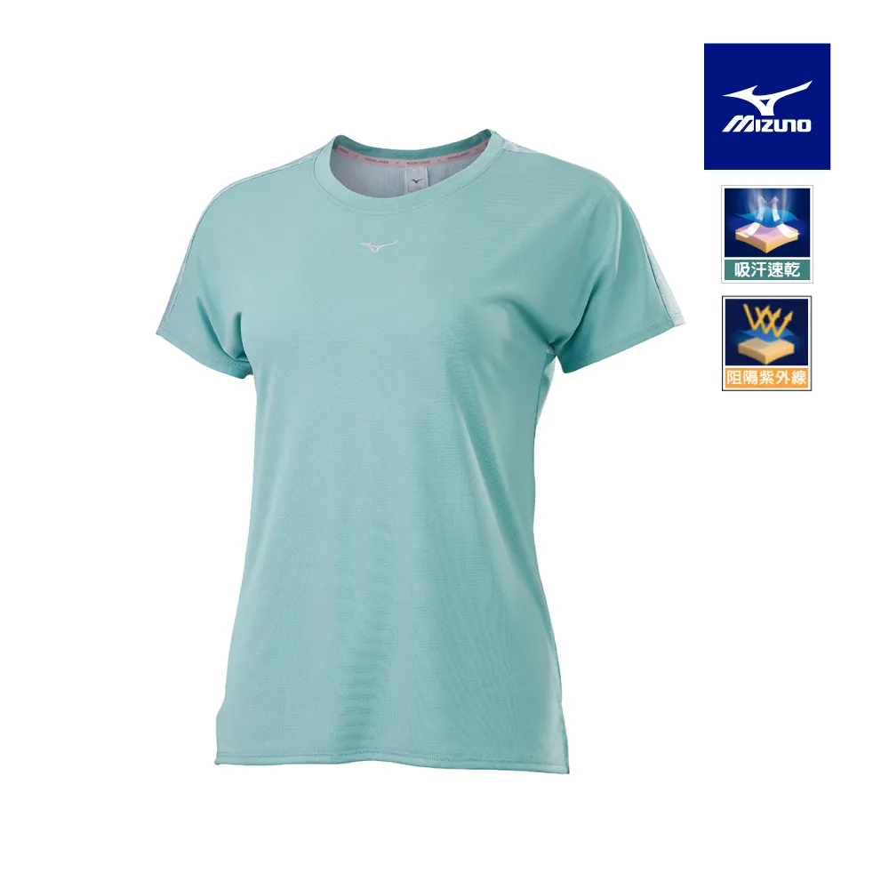 【MIZUNO 美津濃】女短袖T恤 32TAB20323（冰羽藍） 歷史價格詳細信息
