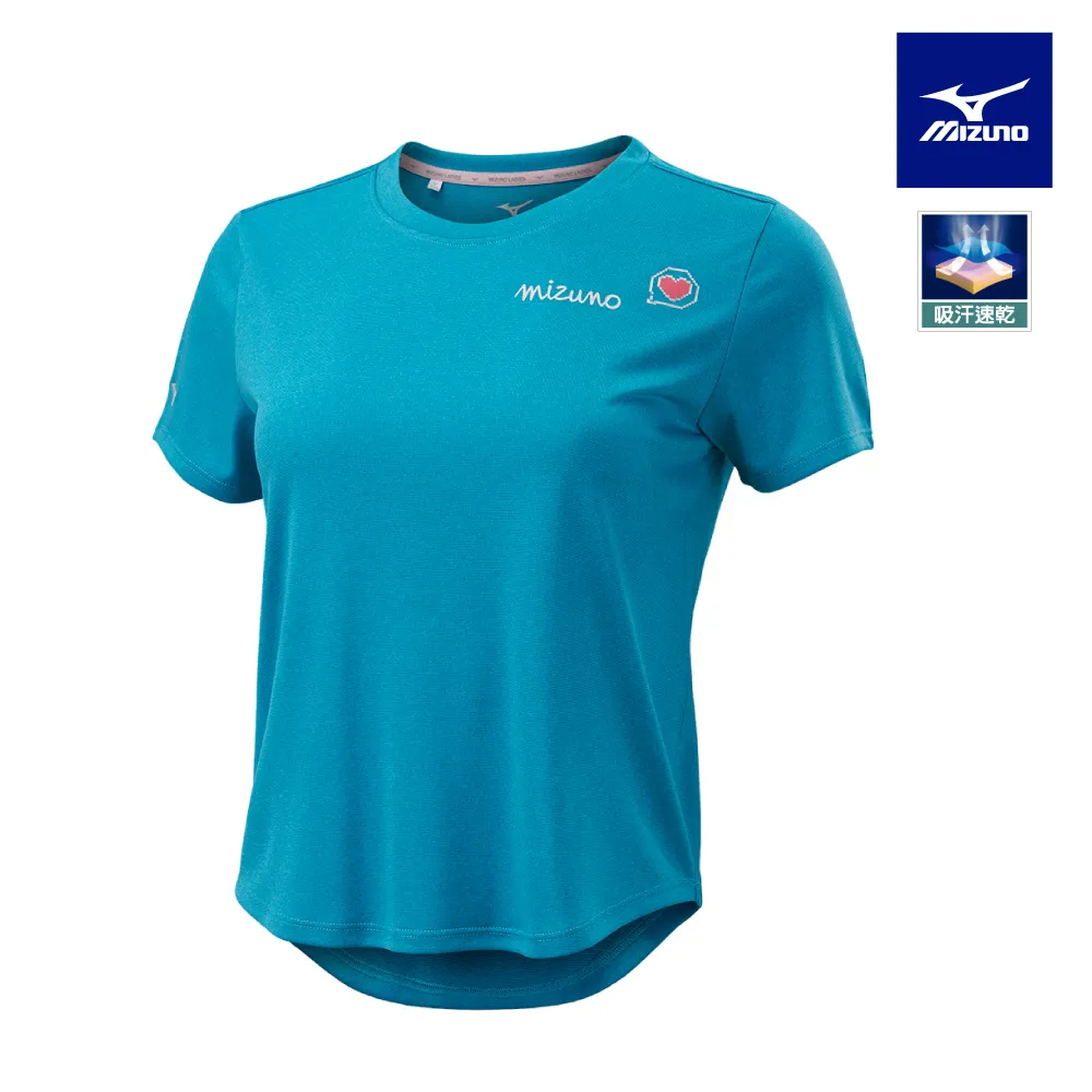 【MIZUNO 美津濃】女短袖T恤 32TAB20323（冰羽藍） 歷史價格詳細信息