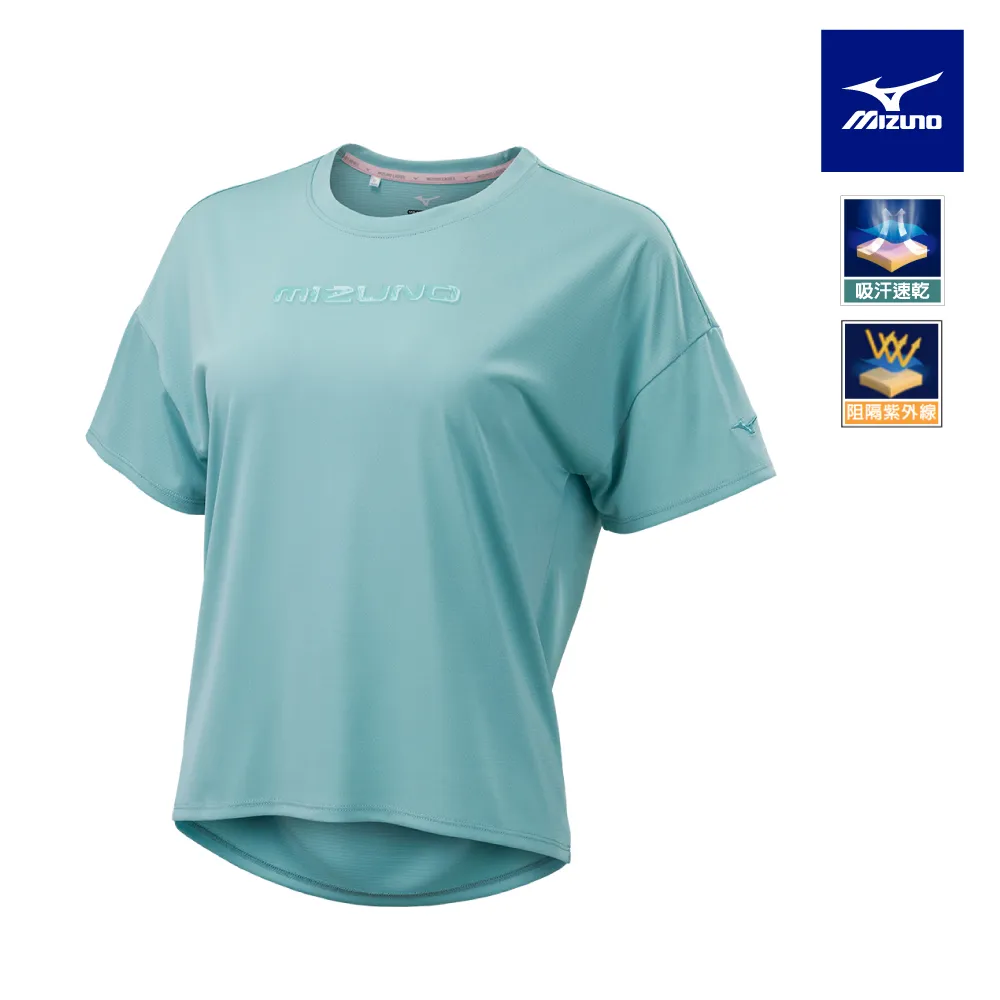 【MIZUNO 美津濃】女短袖T恤 32TAB20323（冰羽藍） 歷史價格詳細信息