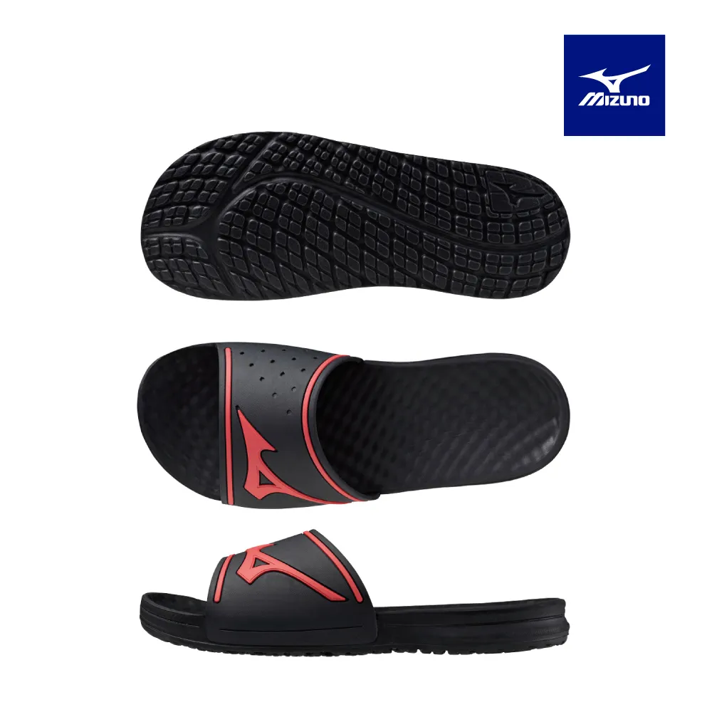 Mizuno 美津濃 拖鞋 Relax Slide 2 男鞋 女鞋 黑 紅 透氣 緩衝 魔鬼氈 涼拖鞋 11GJ2020-65 歷史價格詳細信息