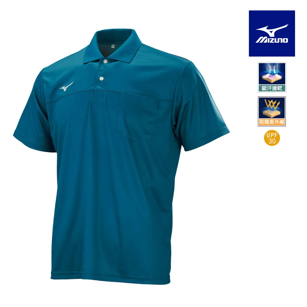 Mizuno 美津濃 男款 短袖 POLO衫 涼感 舒適 休閒 -天藍- 32TA201232 歷史價格詳細信息