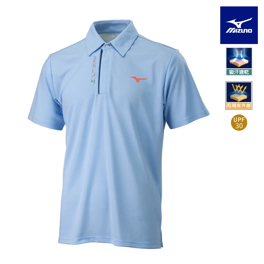 Mizuno 美津濃 男款 短袖 POLO衫 涼感 舒適 休閒 -天藍- 32TA201232 歷史價格詳細信息