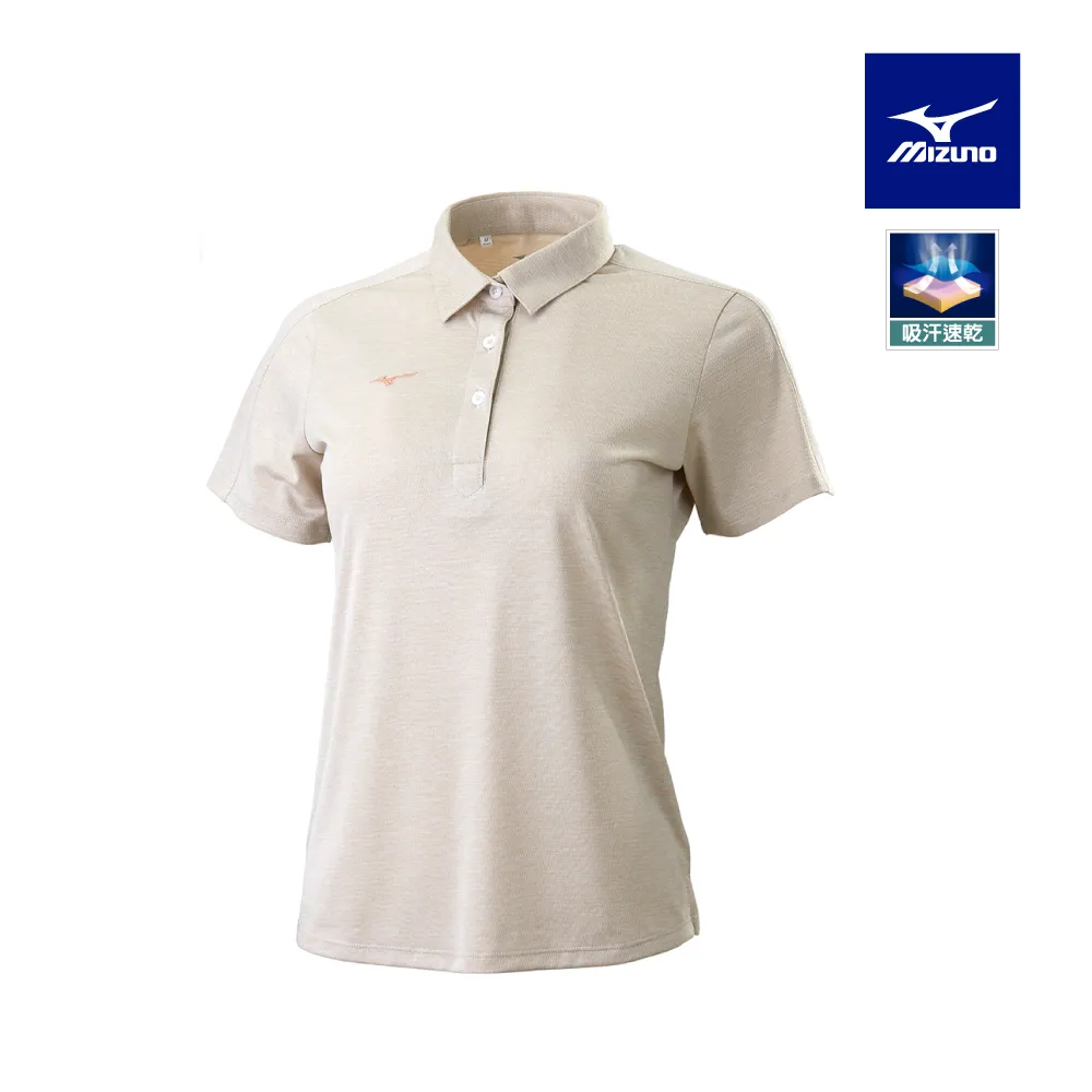 Mizuno 美津濃 女款 短袖 POLO衫 吸汗速乾 抗紫外線 刺繡LOGO -灰黑- 32TA171509 歷史價格詳細信息