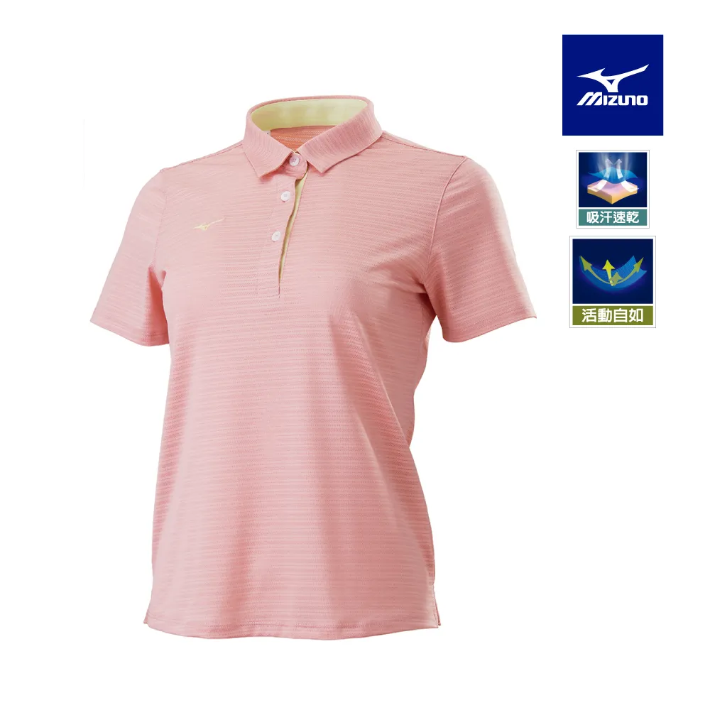 Mizuno 美津濃 女款 短袖 POLO衫 吸汗速乾 抗紫外線 刺繡LOGO -灰黑- 32TA171509 歷史價格詳細信息