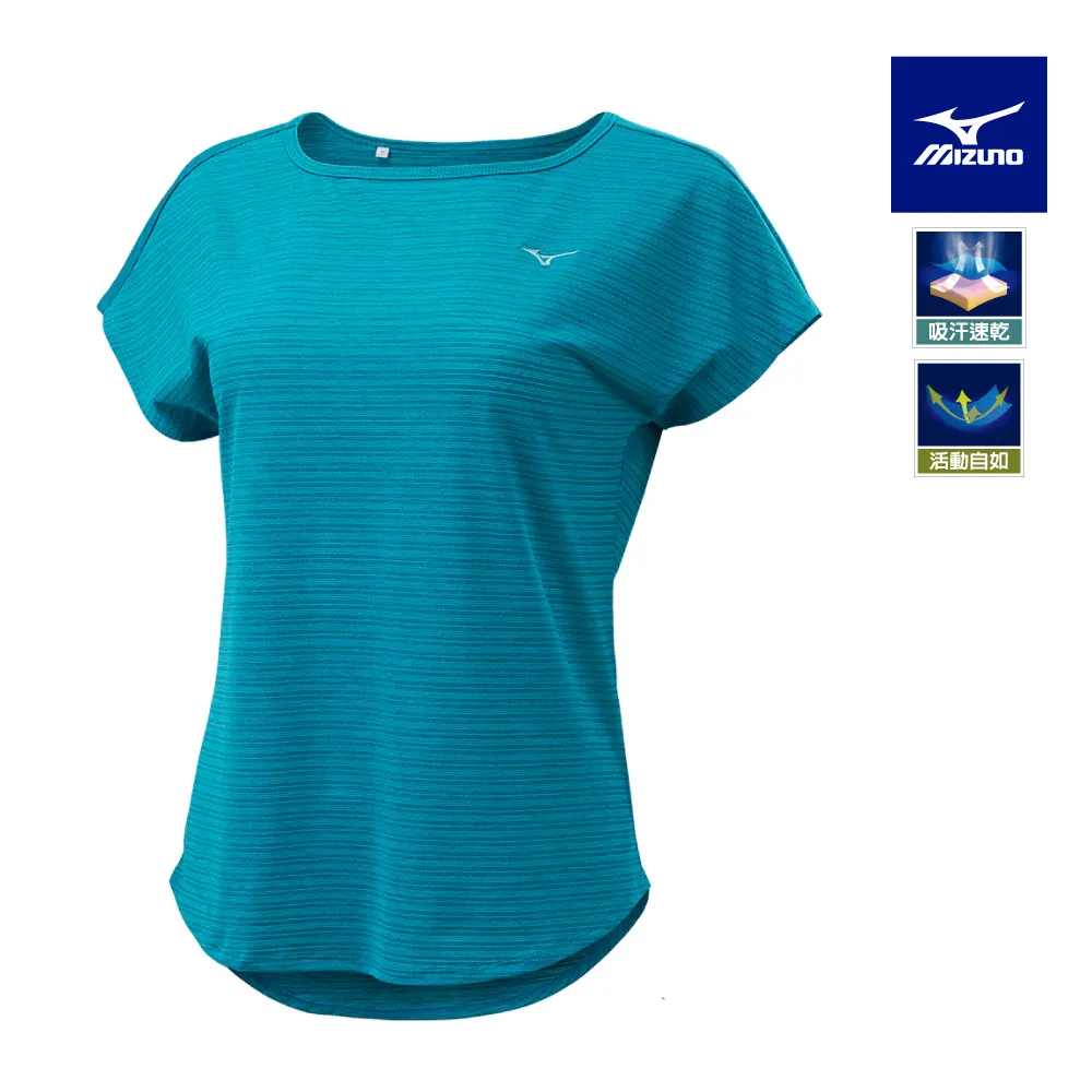 【MIZUNO 美津濃】女款路跑短袖T恤 K2TAB70109（黑） 歷史價格詳細信息