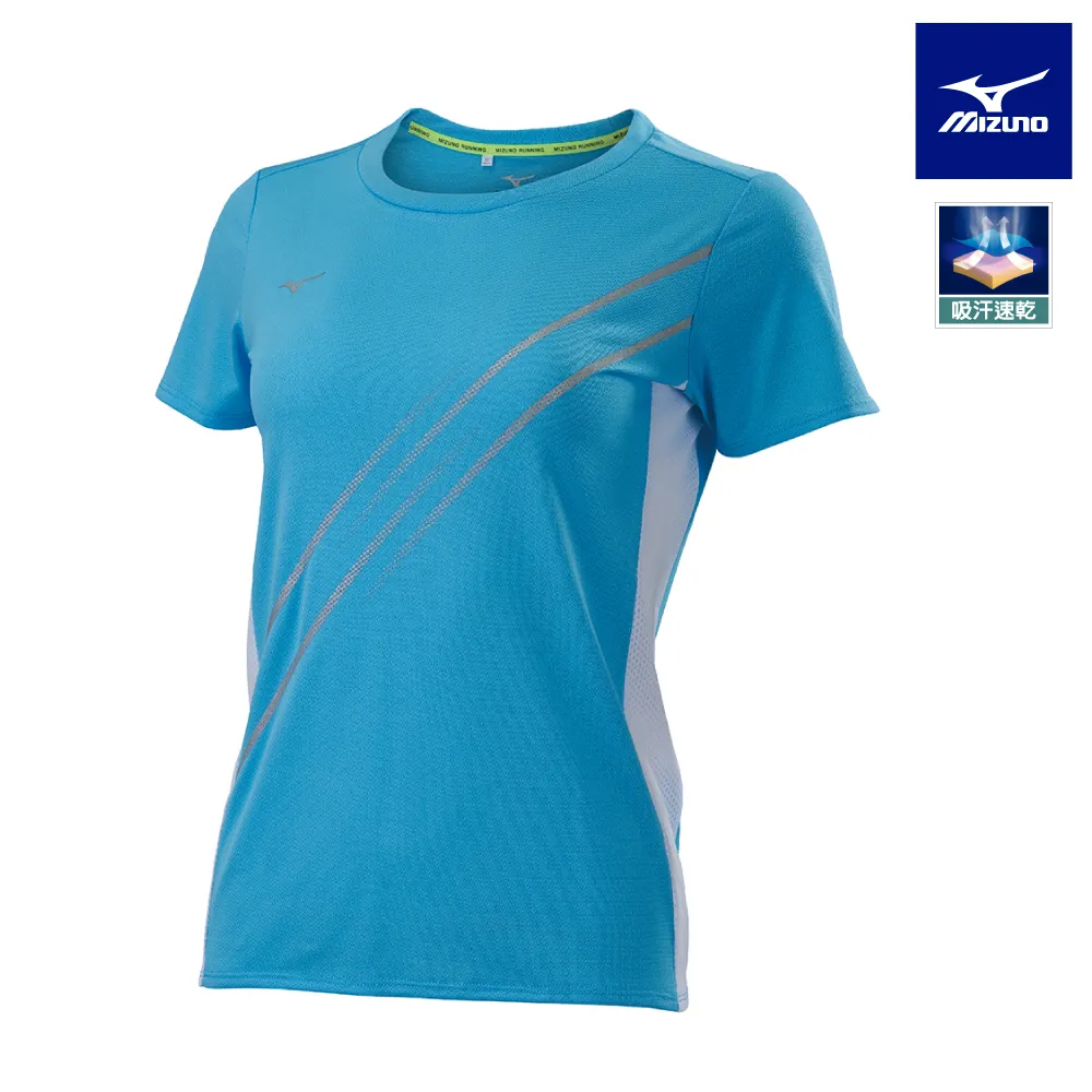 【MIZUNO 美津濃】女款路跑短袖T恤 K2TAB70109（黑） 歷史價格詳細信息