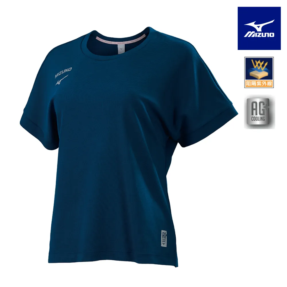【MIZUNO 美津濃】女款短袖T恤 32TAA70323（冰羽藍） 歷史價格詳細信息