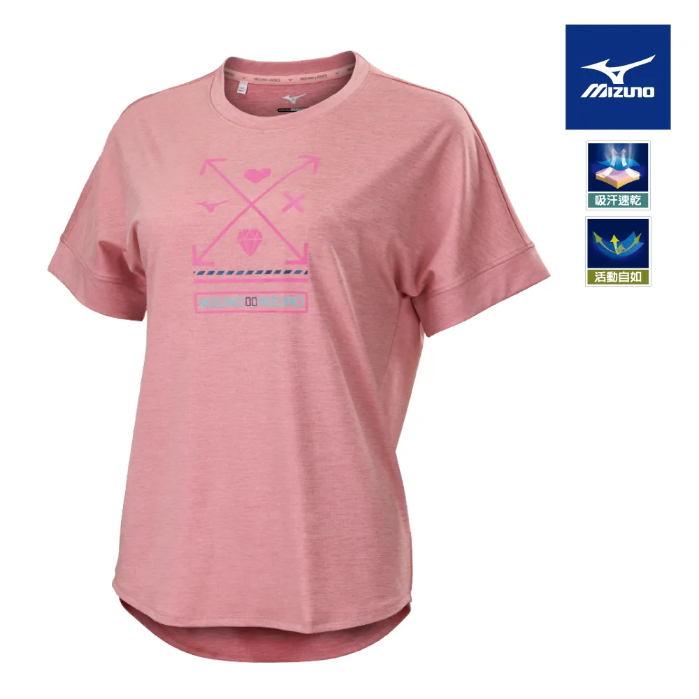 【MIZUNO 美津濃】女款短袖T恤 32TAA70323（冰羽藍） 歷史價格詳細信息