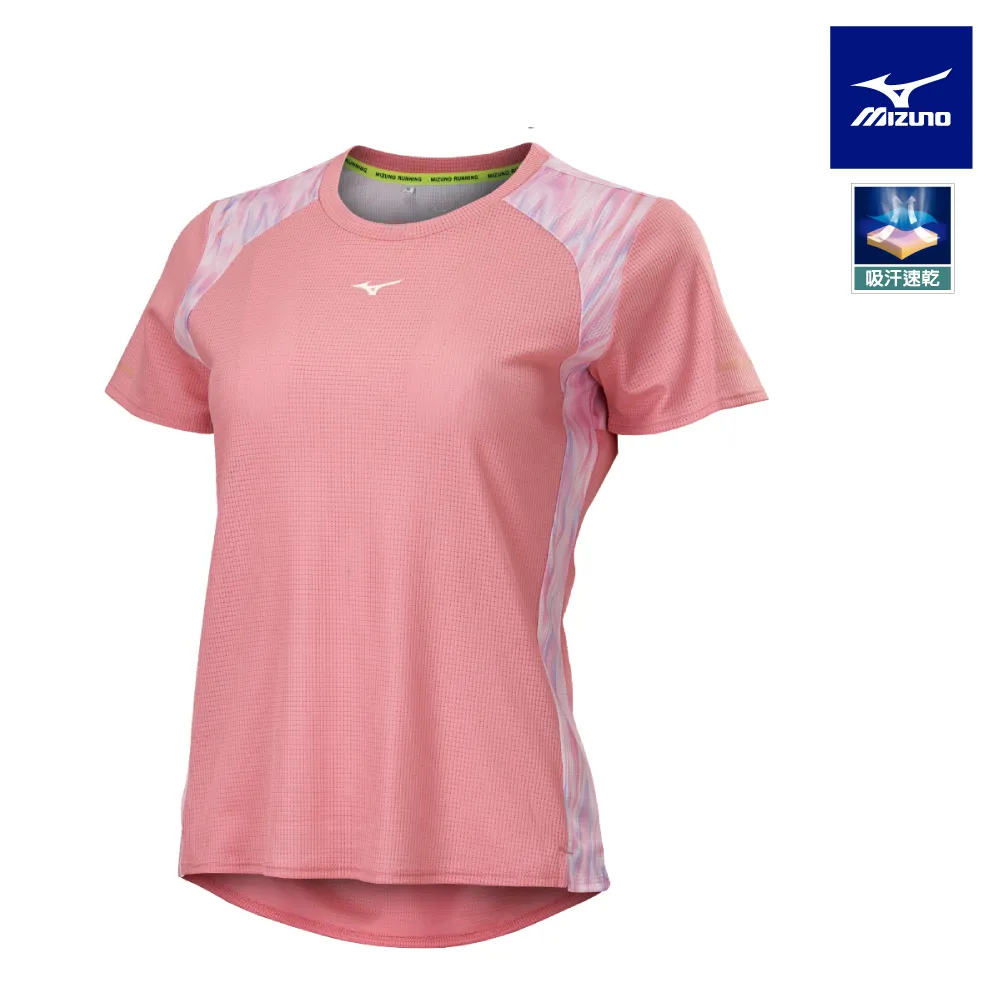 【MIZUNO 美津濃】女款路跑短袖T恤 K2TAB70109（黑） 歷史價格詳細信息