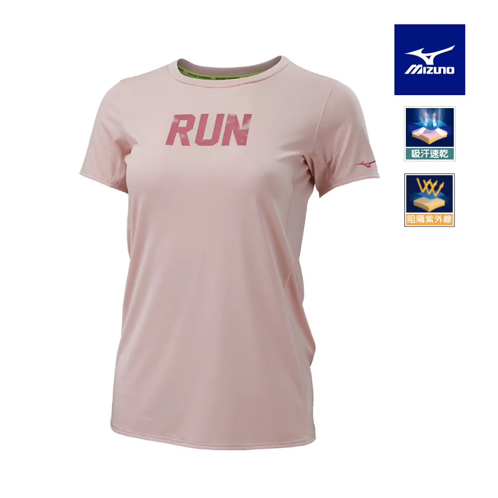 【MIZUNO 美津濃】女路跑短袖T恤 J2TAB20109（黑） 歷史價格詳細信息