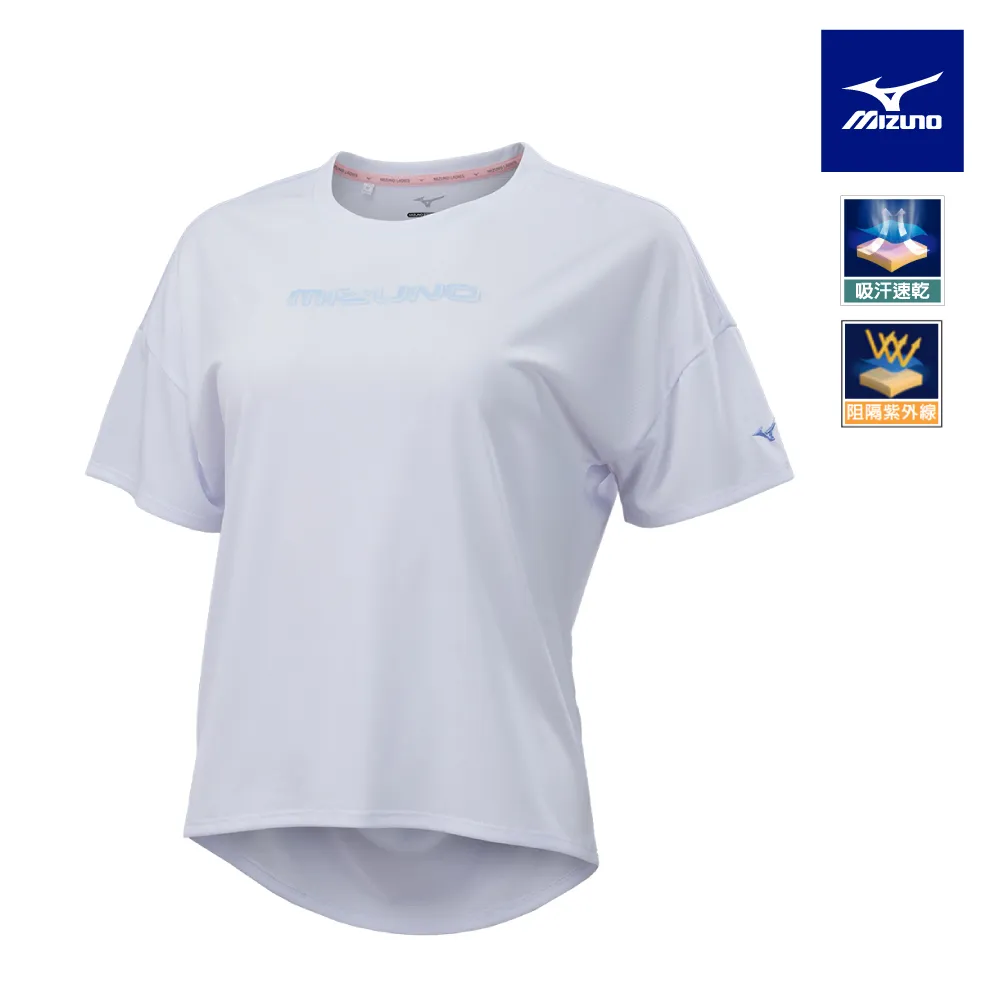 【MIZUNO 美津濃】女短袖T恤 32TAB20323（冰羽藍） 歷史價格詳細信息