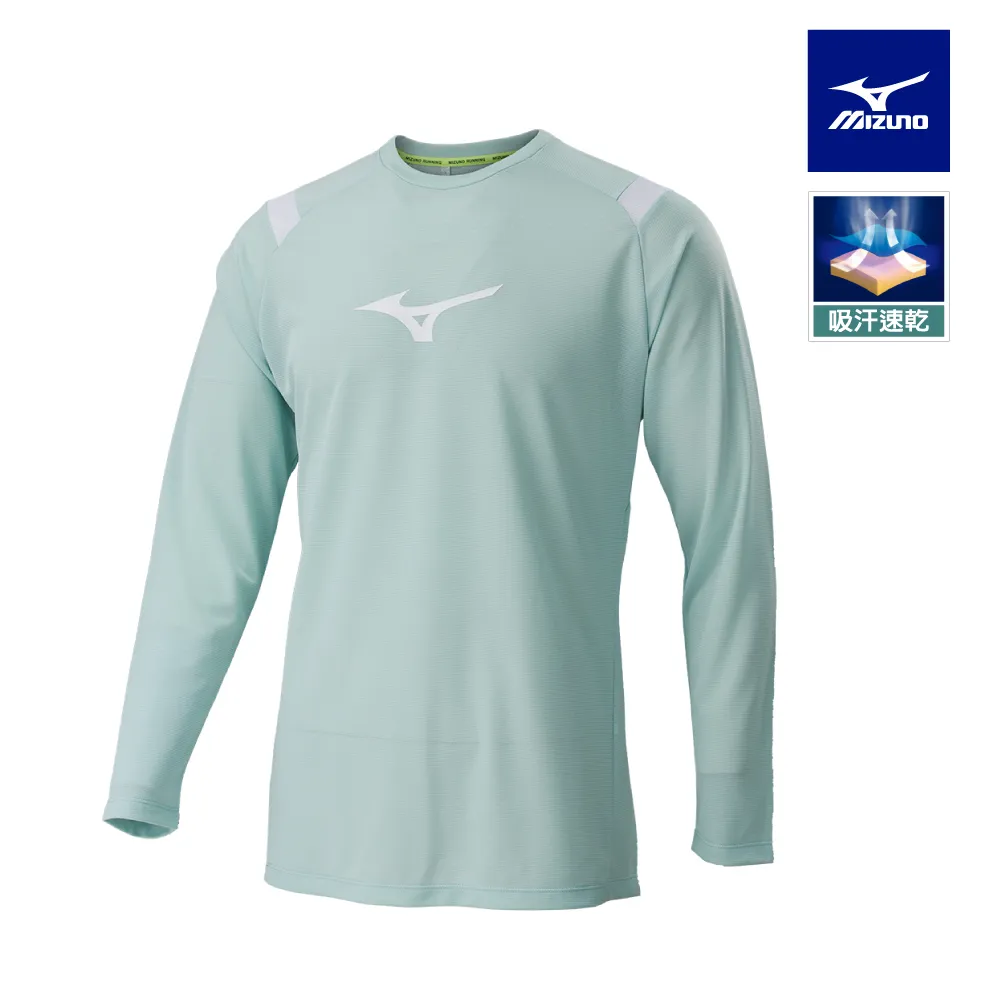 mizuno 路跑長袖上衣 T恤 排汗衣 J2TAB55233~04MA12 藍綠 ☆‧°小荳の窩 °‧☆㊣ 歷史價格詳細信息