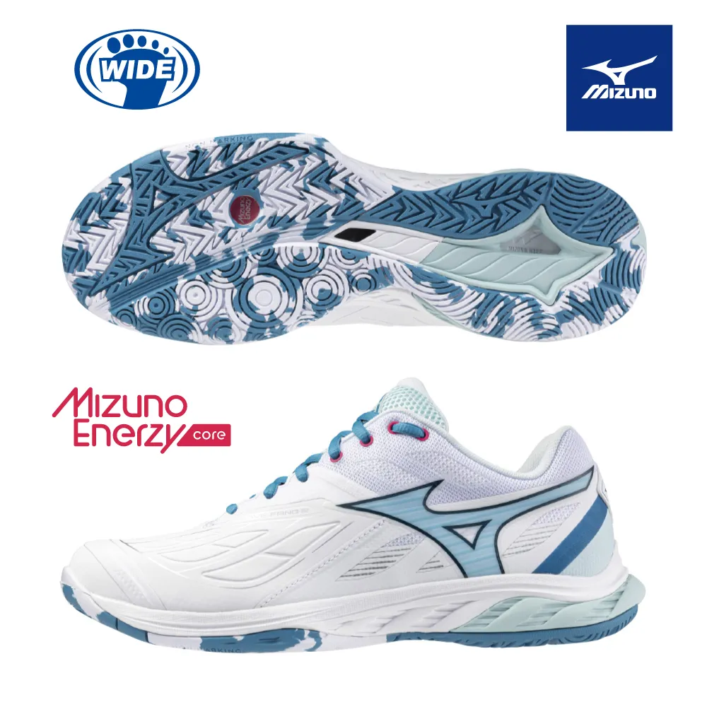 【MIZUNO 美津濃】WAVE FANG EL 2 寬楦羽球鞋 71GA242302 歷史價格詳細信息