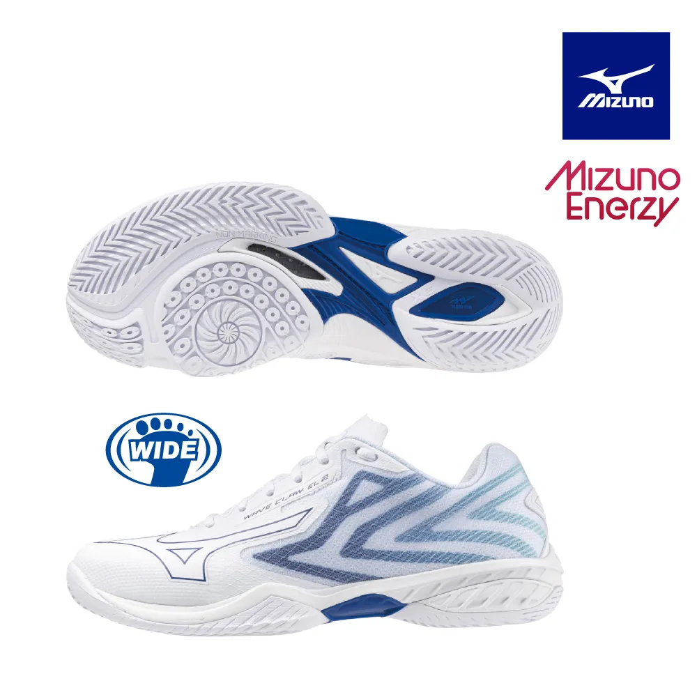 【MIZUNO 美津濃】WAVE CLAW 2 寬楦羽球鞋 71GA211060 歷史價格詳細信息