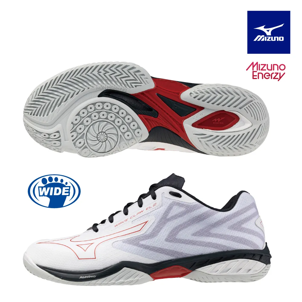 【MIZUNO 美津濃】WAVE CLAW 2 寬楦羽球鞋 71GA211060 歷史價格詳細信息