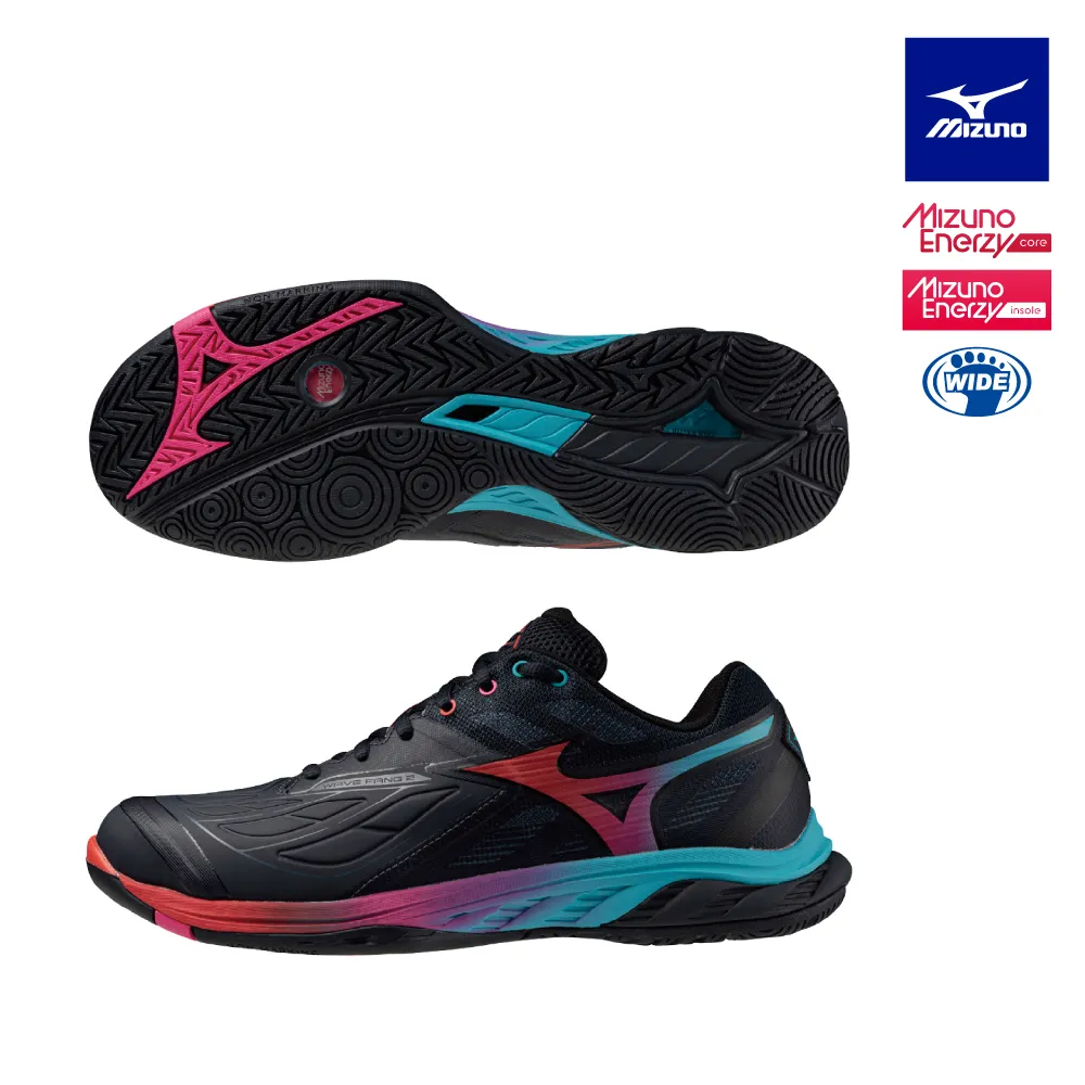 【MIZUNO 美津濃】WAVE FANG 2 寬楦羽球鞋 71GA231312 歷史價格詳細信息