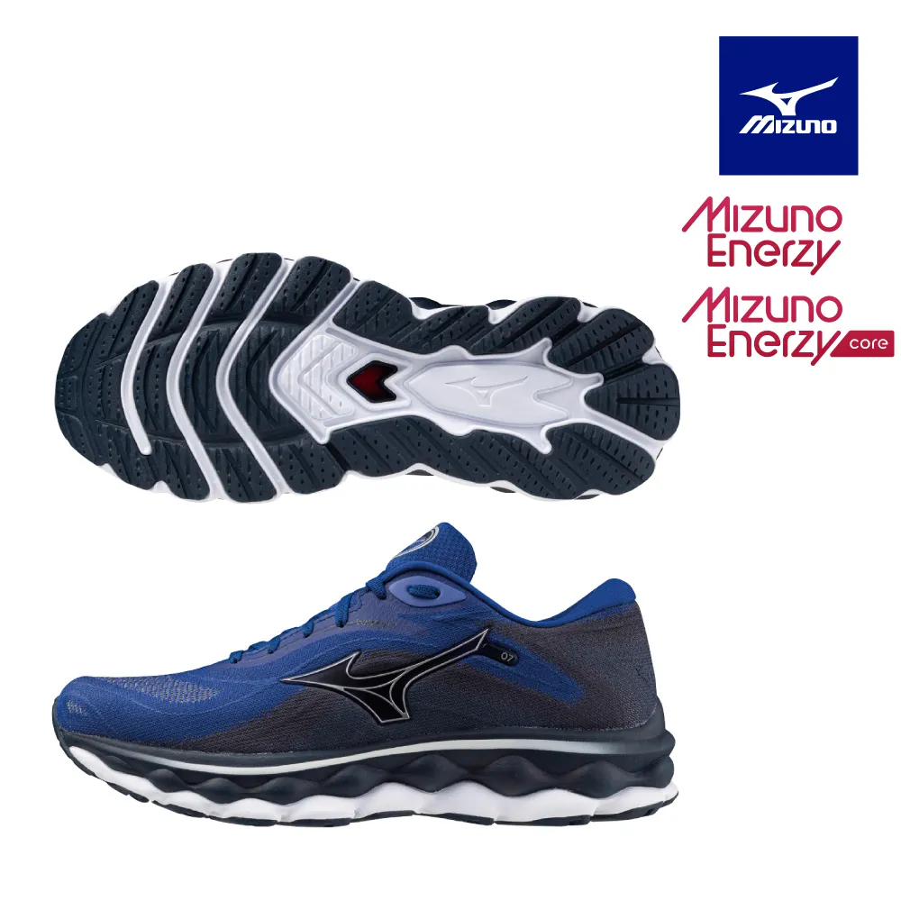 Mizuno 美津濃 慢跑鞋 Wave Sky 7 男鞋 橘 黑 頂級回彈 ENERZY CORE中底 J1GC2302-05 歷史價格詳細信息