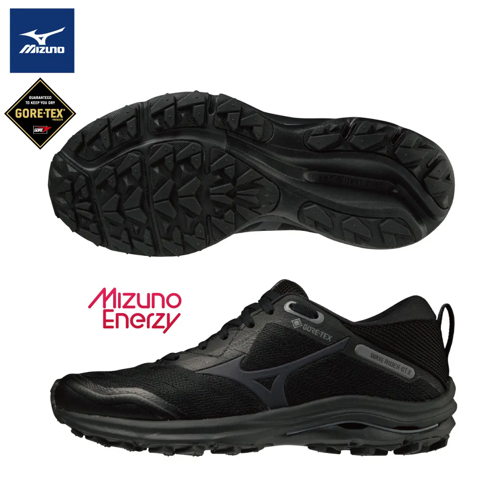 MIZUNO RIDER GTX 女慢跑鞋 運動鞋 GORE-TEX 防水 透氣 避震 J1GD218022 灰 粉紅 歷史價格詳細信息