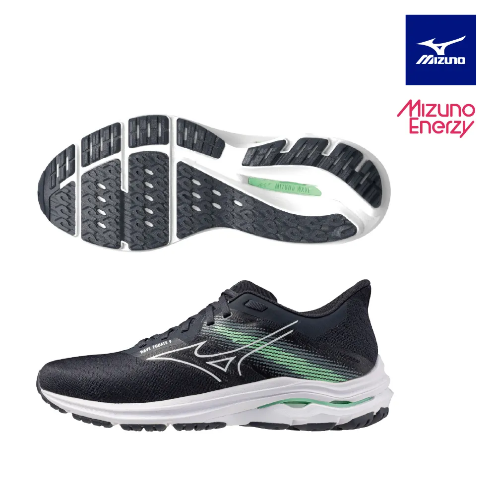 【MIZUNO 美津濃 】WAVE EQUATE 5 女款慢跑鞋 支撐型 黑色 J1GD214842  尺寸:24.5CM 歷史價格詳細信息