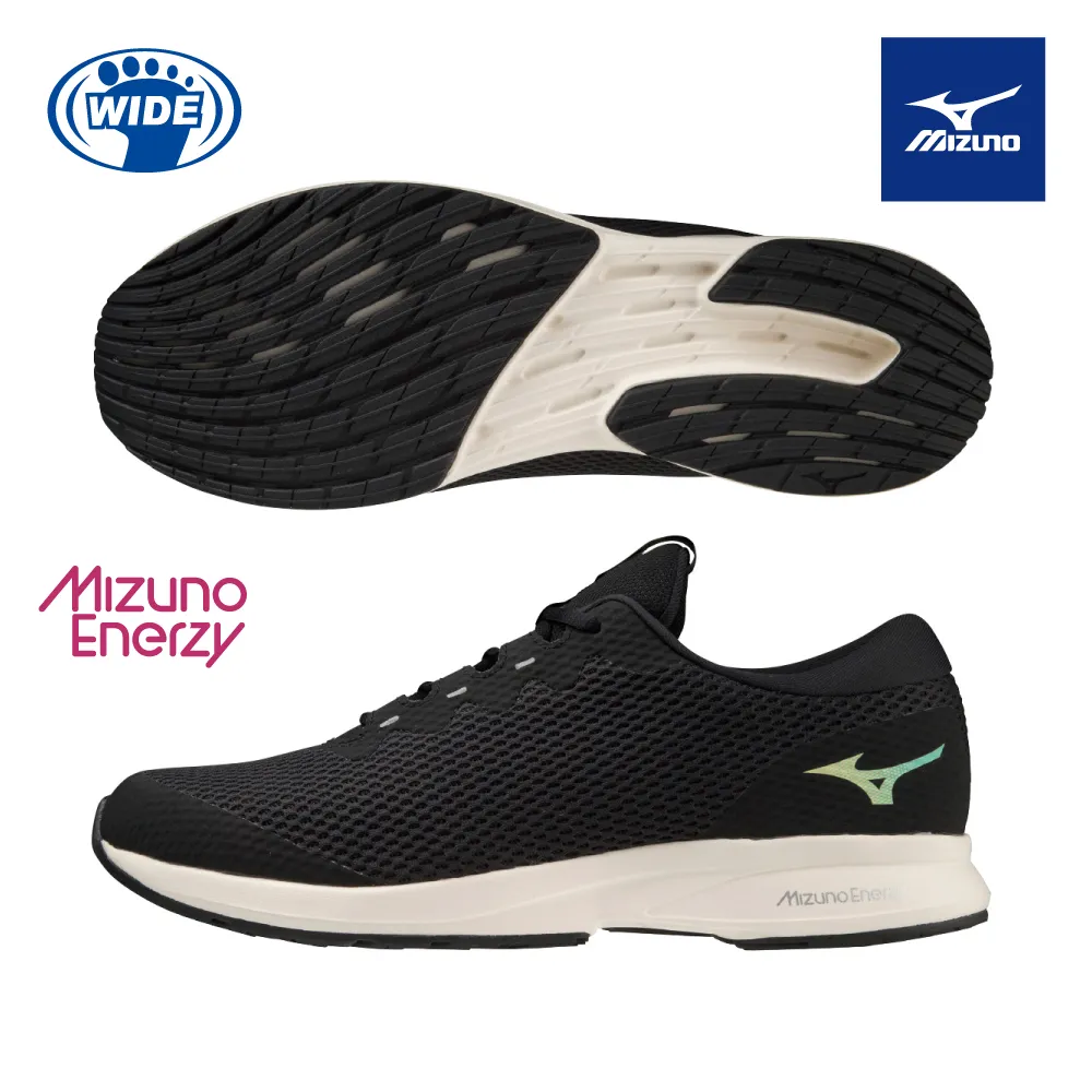 Mizuno B1GW-230109 黑色 YOUDO II 女款皮革拉鍊健走鞋(內側拉鍊)【舒適、穩定】247M 歷史價格詳細信息