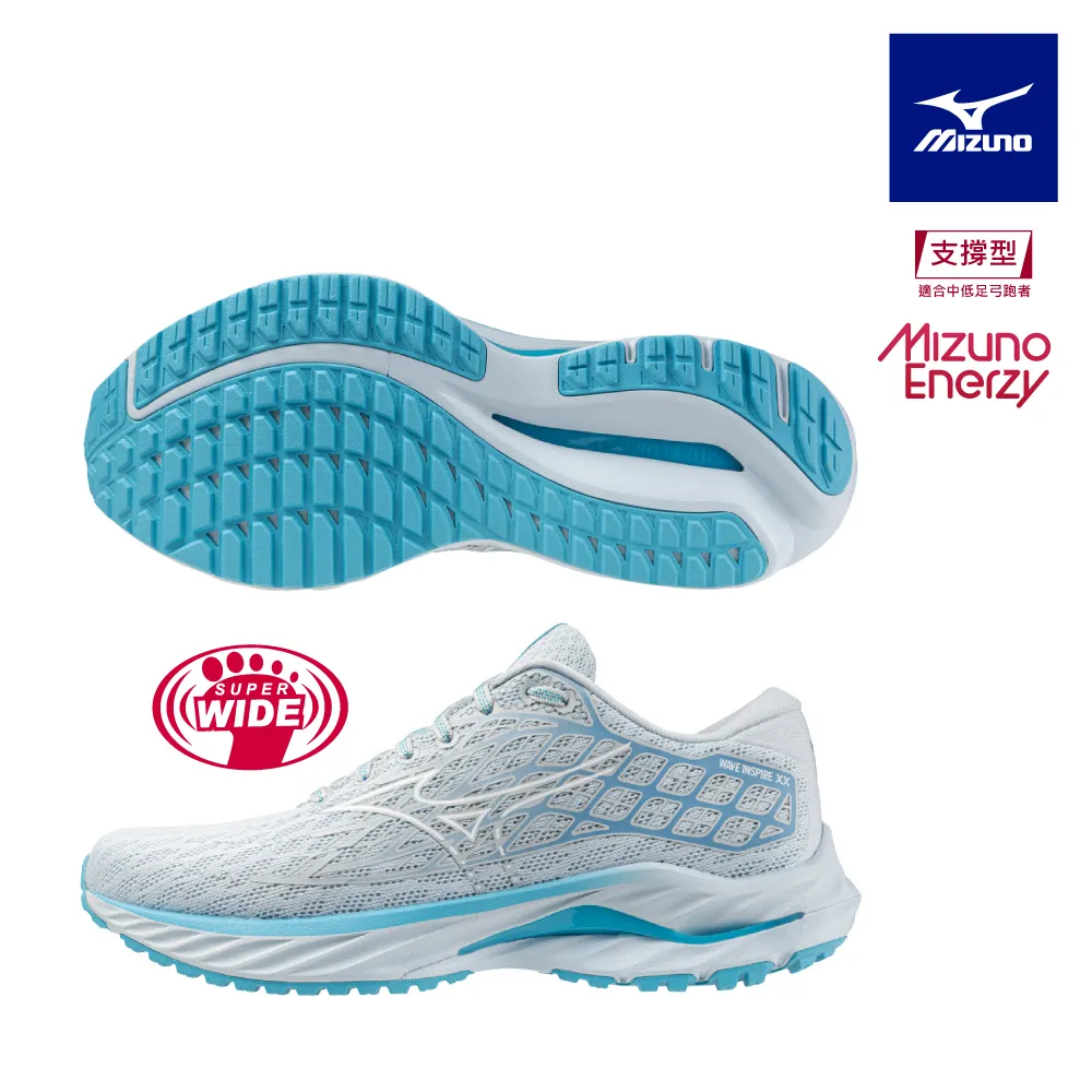 【MIZUNO 美津濃】WAVE INSPIRE 20 支撐型超寬楦男款慢跑鞋 J1GC244505 歷史價格詳細信息