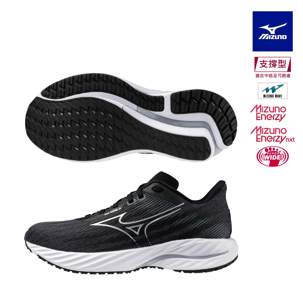 【MIZUNO 美津濃】WAVE INSPIRE 21 男款慢跑鞋 J1GC254503 歷史價格詳細信息