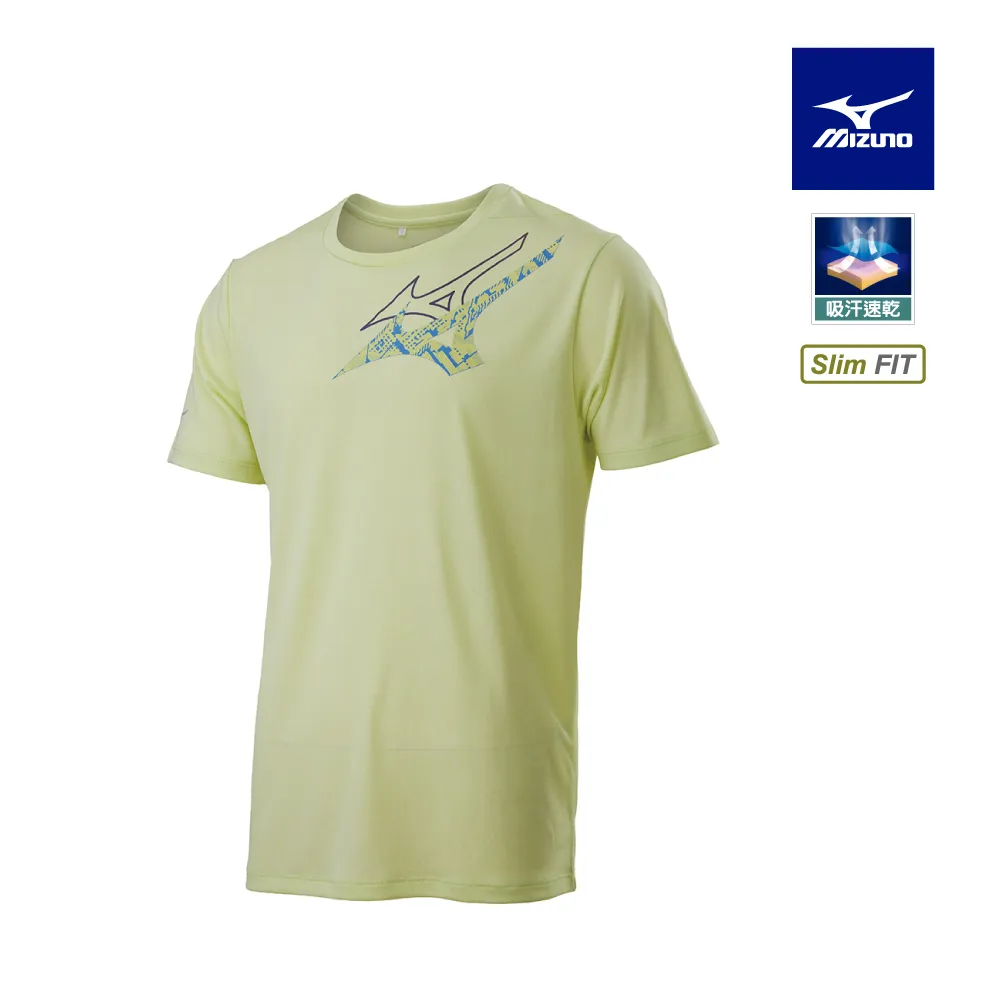 Mizuno 美津濃 Slim FIT 男款 短袖圓領衫 - 合身 吸汗快乾 - 火熱紅 - K2TA100162 歷史價格詳細信息