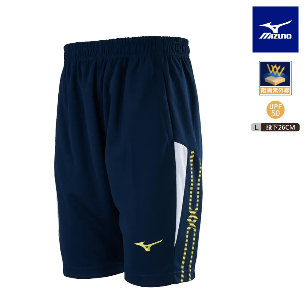 【MIZUNO 美津濃】L股下26.5CM 男款針織短褲 32TBB00314（深丈青） 歷史價格詳細信息