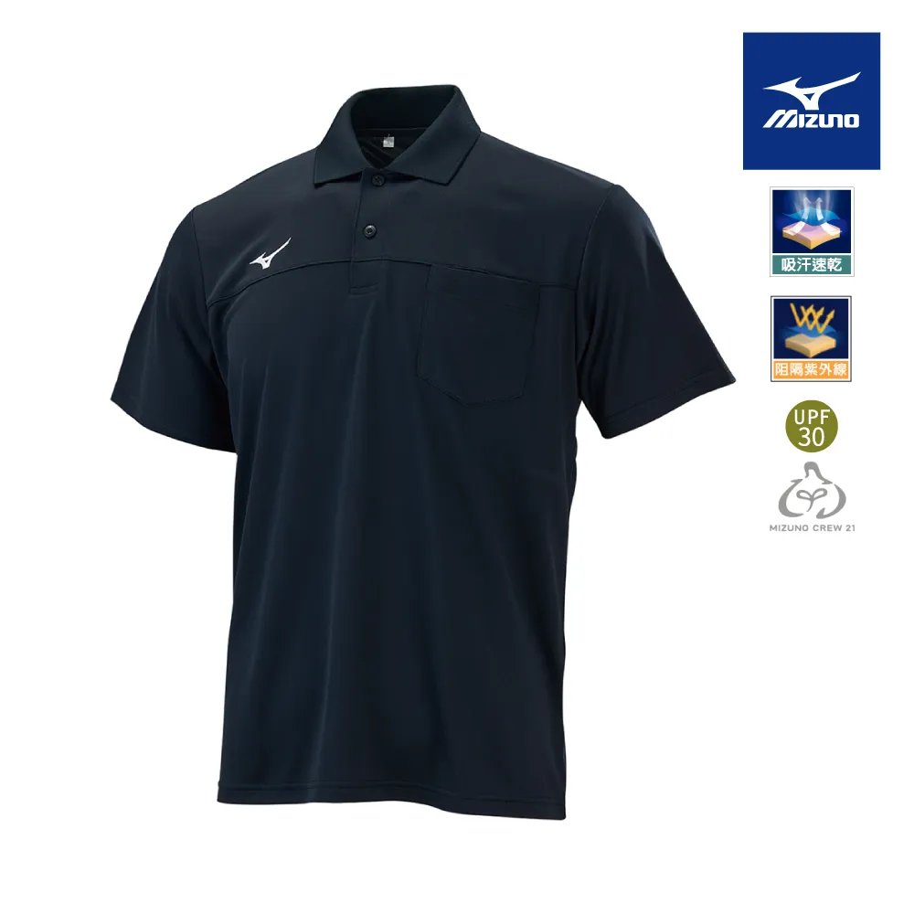 【美津濃MIZUNO】男款短袖POLO衫 32TAB01514（深丈青） 歷史價格詳細信息