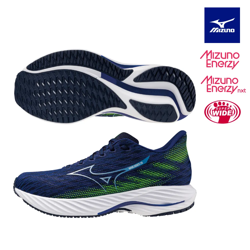 【MIZUNO 美津濃】WAVE RIDER 28 男款慢跑鞋 J1GC240459 歷史價格詳細信息