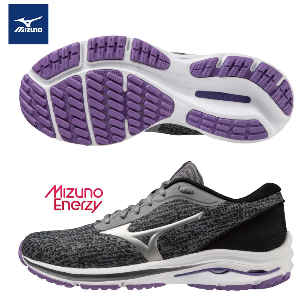 Mizuno 美津濃 慢跑鞋 Wave Kizuna 3 男鞋 黑 銀 回彈 運動鞋 J1GC2216-02 歷史價格詳細信息