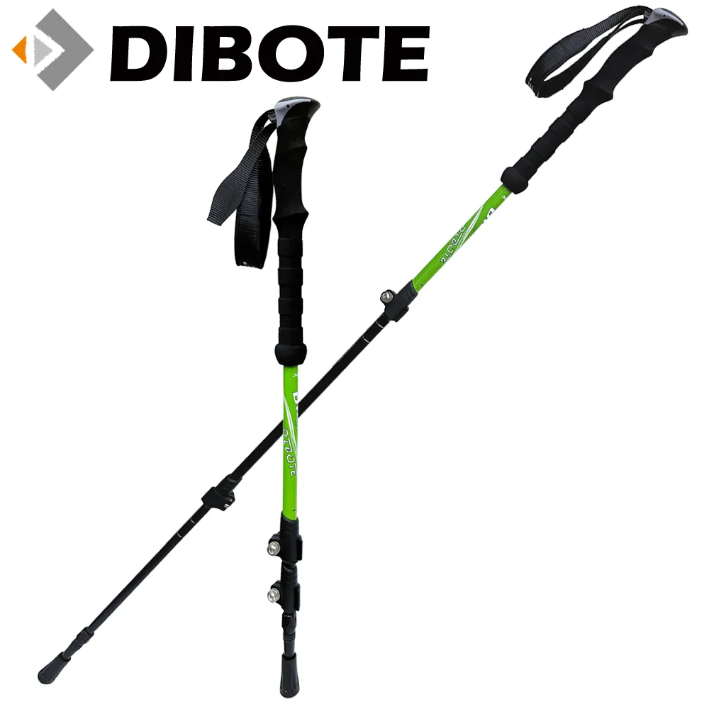 【迪伯特DIBOTE】7075鋁合金 三代外鎖式登山杖 (綠) 歷史價格詳細信息